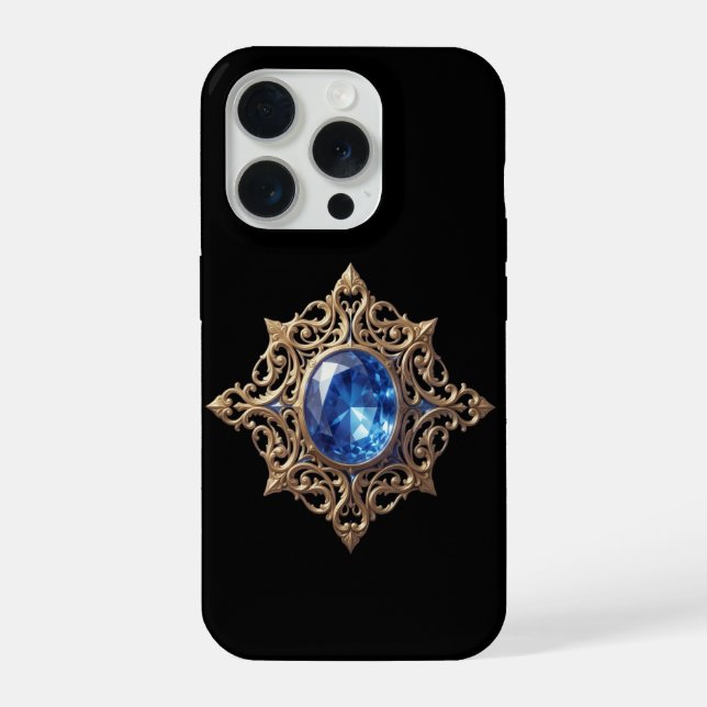 Sapphire – The Stone of Truth and Wisdom´8 iPhone Case (Back)