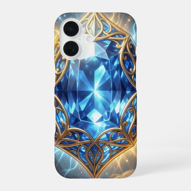 Sapphire – The Stone of Truth and Wisdom´9 iPhone Case (Back)