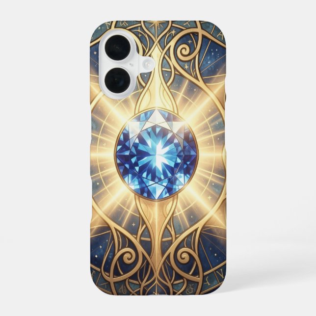 Sapphire - The Stone of Truth and Wisdom iPhone Case (Back)