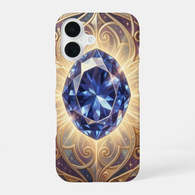 Sapphire – The Stone of Truth and Wisdom iPhone Case (Back)