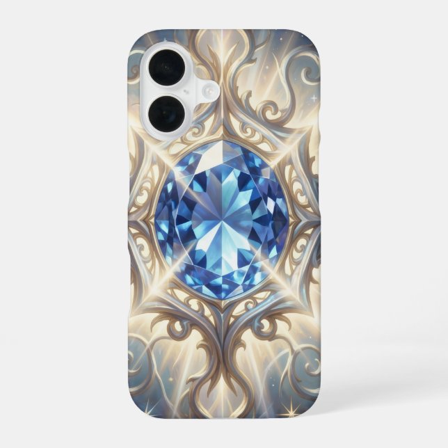 Sapphire - The Stone of Truth and Wisdom iPhone Case (Back)