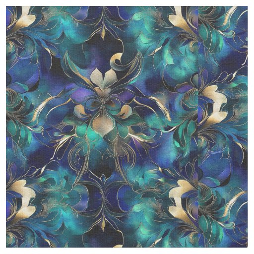 Sapphire Veil  Fabric