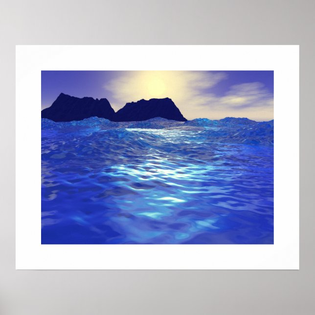Sapphire Waves Poster (Front)