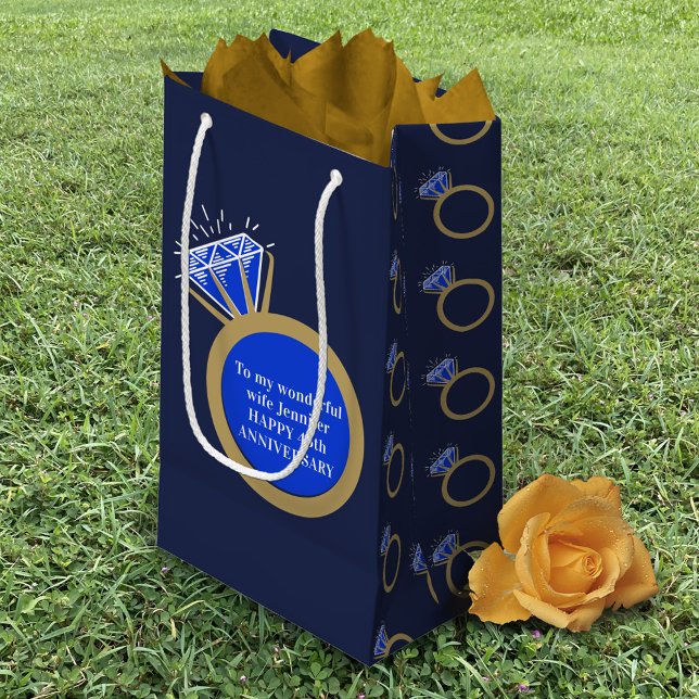 Sapphire wedding Anniversary 45 years gift bag (Creator Uploaded)