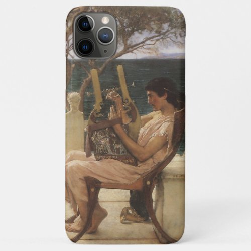 Sappho and Alcaeus by Sir Lawrence Alma Tadema iPhone 11 Pro Max Case