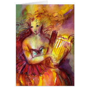 SAPPHO ,DANCE, MUSIC AND POETRY CARDS