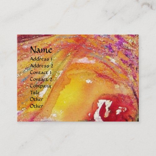 SAPPHODANCE MUSIC AND POETRY Gold Sparkles Business Card