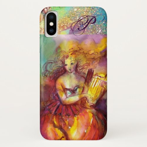 SAPPHO DANCE MUSIC AND POETRY MONOGRAM iPhone X CASE