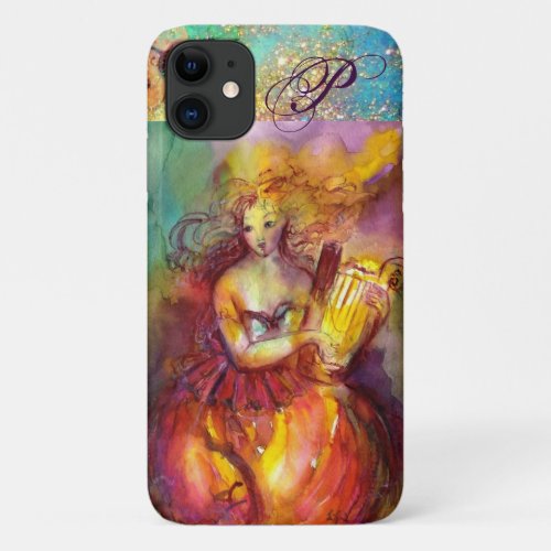SAPPHO DANCE MUSIC AND POETRY MONOGRAM iPhone 11 CASE