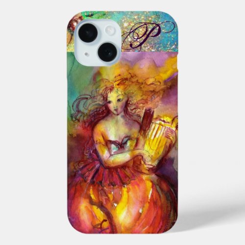 SAPPHO DANCE MUSIC AND POETRY MONOGRAM iPhone 15 CASE