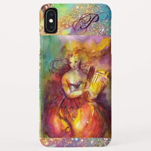 SAPPHO DANCE MUSIC AND POETRY MONOGRAM iPhone XS MAX CASE