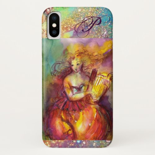 SAPPHO DANCE MUSIC AND POETRY MONOGRAM iPhone XS CASE