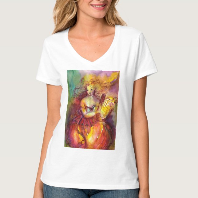SAPPHO ,DANCE, MUSIC AND POETRY T-Shirt (Front)