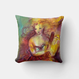 SAPPHO ,DANCE, MUSIC AND POETRY THROW PILLOW