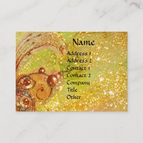 SAPPHO DANCEMUSIC POETRY Magic Butterfly Plant Business Card