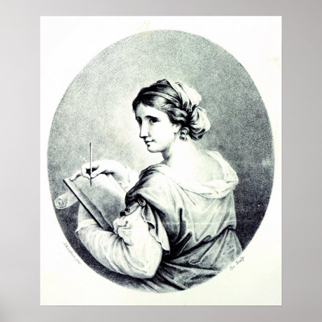 Sappho, engraved by Pye, 1774 Poster (Front)