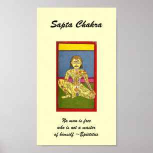 Sapta Chakra - poster / print
