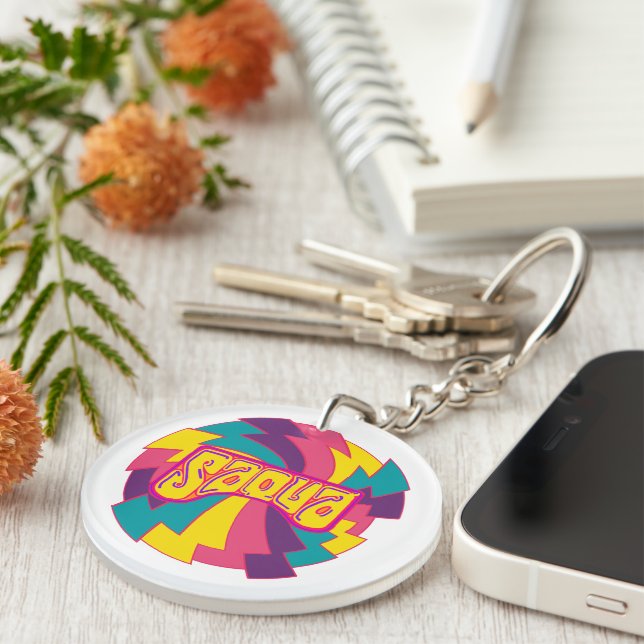 Saquá Keychain (Front Right)