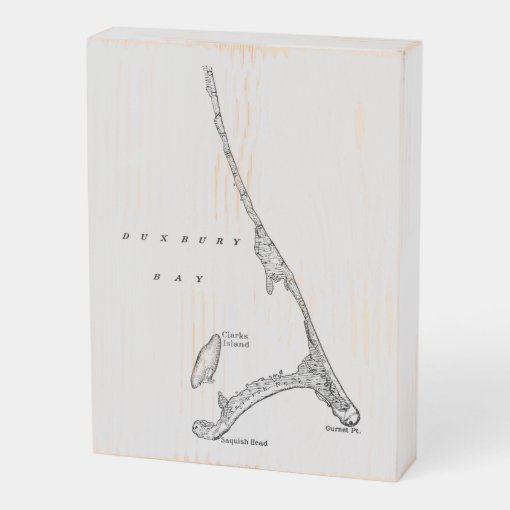 Saquish Head, Wooden Box Sign Zazzle
