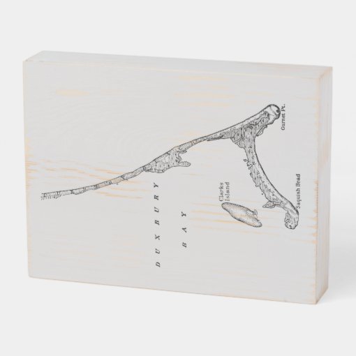 Saquish Head, Wooden Box Sign Zazzle