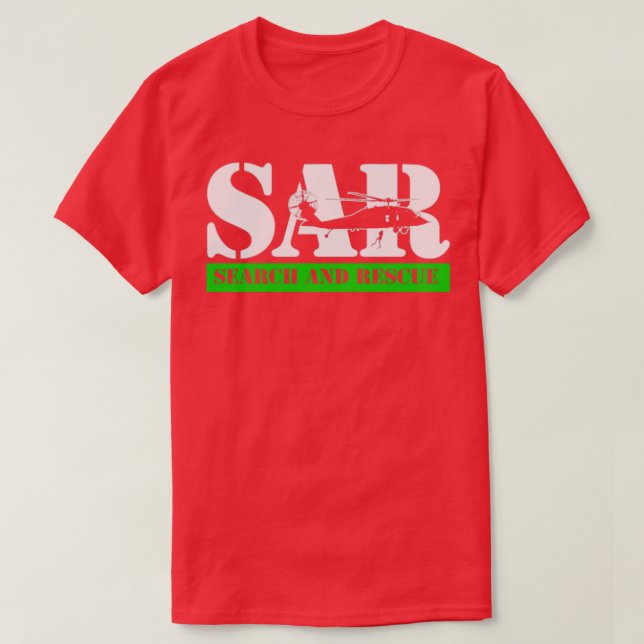 SAR Search and rescue  T-Shirt (Design Front)