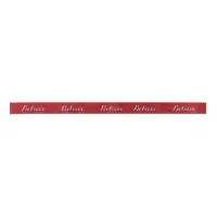 Custom Signature Christmas Ribbon