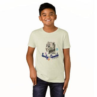 Sara Fay Snow Leopard Kid's Organic Cotton T T-Shirt
