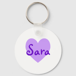 Sara in Purple Keychain