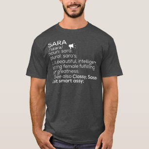 Sara Name Definition Sara Female Name 1 T-Shirt
