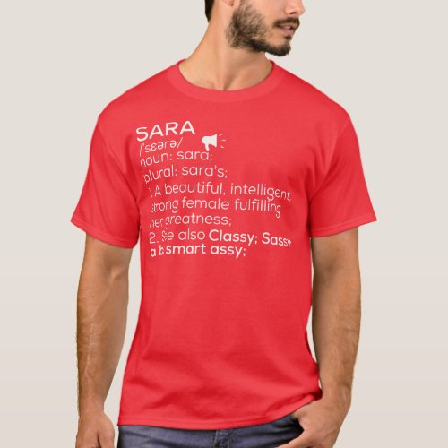 Sara Name Definition Sara Female Name 1 T_Shirt