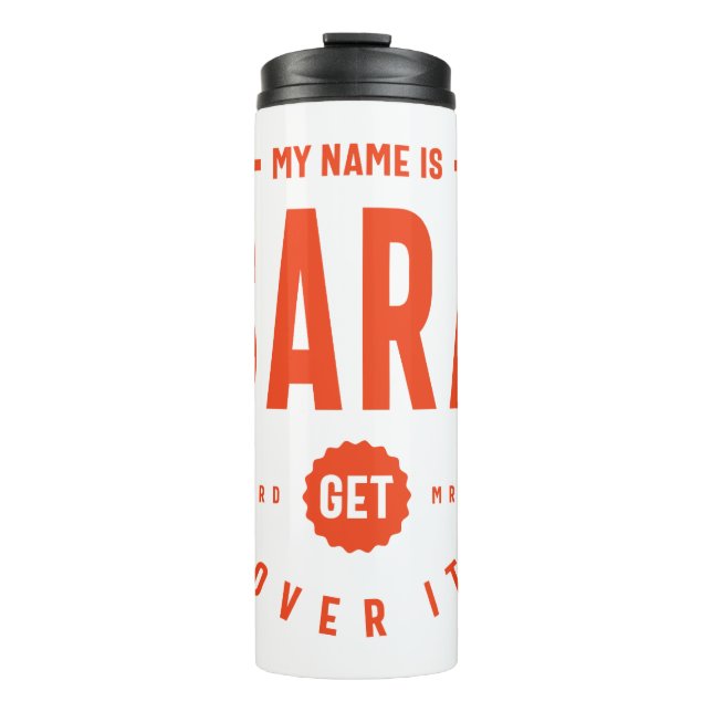 Sara Personalized Name Birthday Gift Thermal Tumbler (Front)