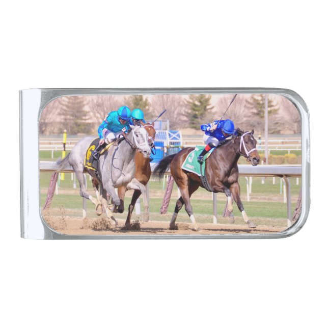 Sara Street - Dylan Davis Silver Finish Money Clip (Front)