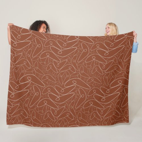 Sara V B Fleece Blanket