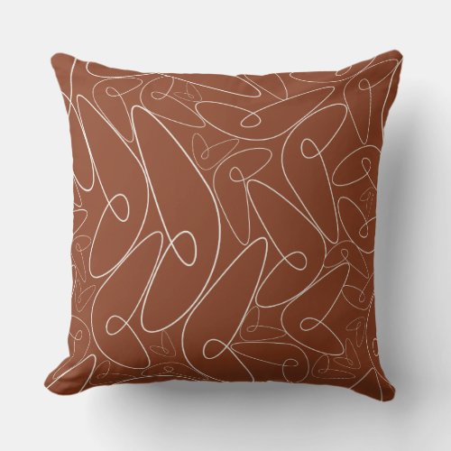 Sara V Throw Pillow