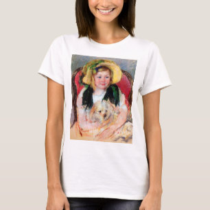 Sara with Her Dog, Cassatt T-Shirt