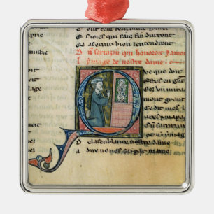 Saracen converted by an image of the Virgin Metal Ornament