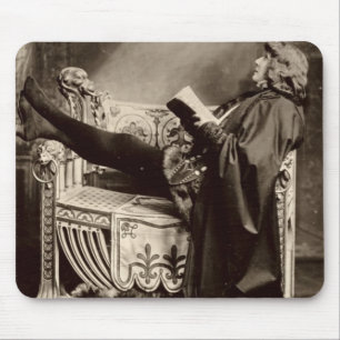 Sarah Bernhardt (1844-1923) as Hamlet in the 1899 Mouse Pad