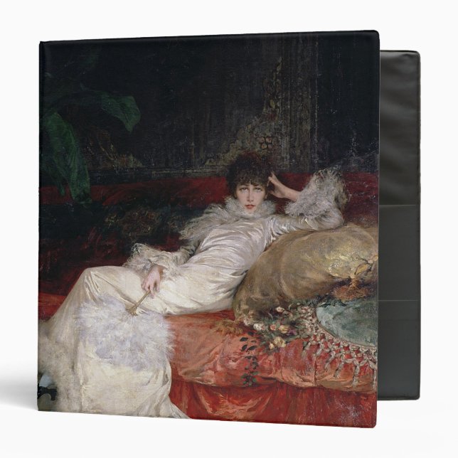 Sarah Bernhardt  1876 3 Ring Binder (Front/Inside)