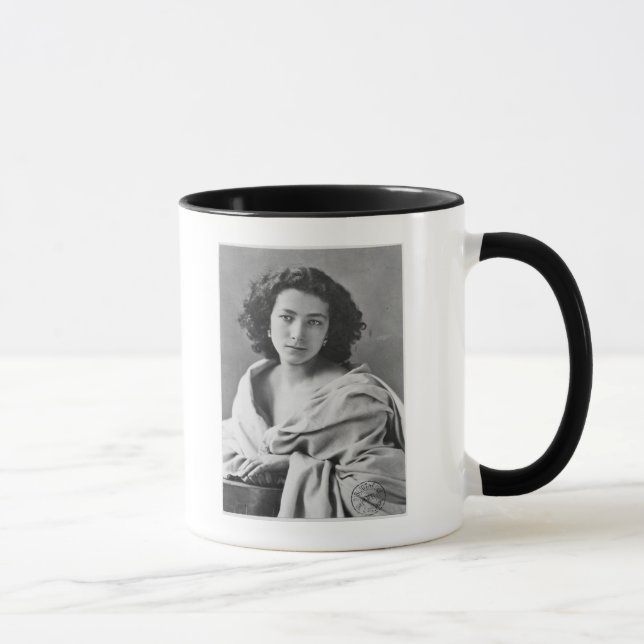 Sarah Bernhardt  in costume, c.1860 Mug (Right)