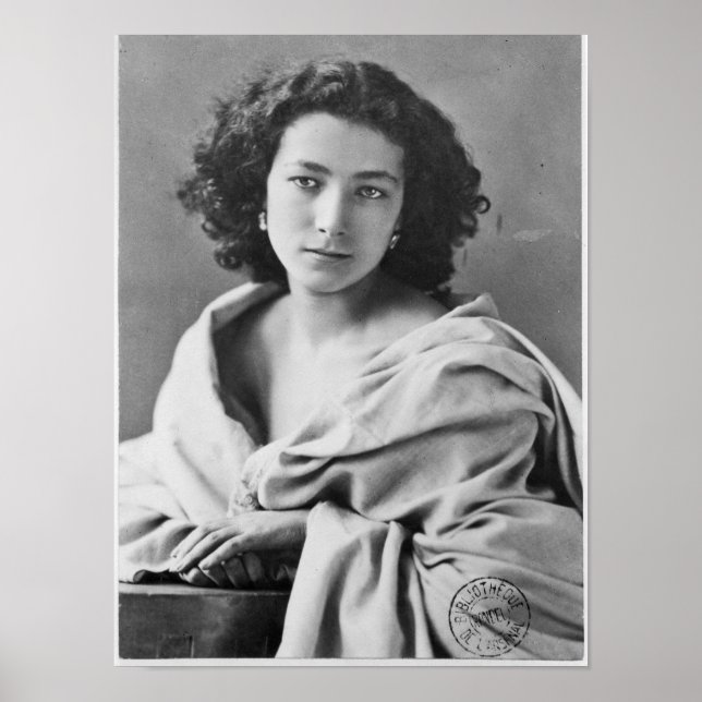 Sarah Bernhardt  in costume, c.1860 Poster (Front)