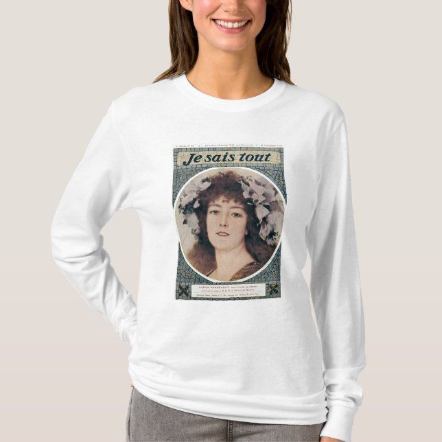 Sarah Bernhardt  in Gismonda T-Shirt (Front)