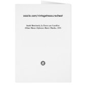 Sarah Bernhardt, La Dame aux Camélias, Mucha Fine (Back)