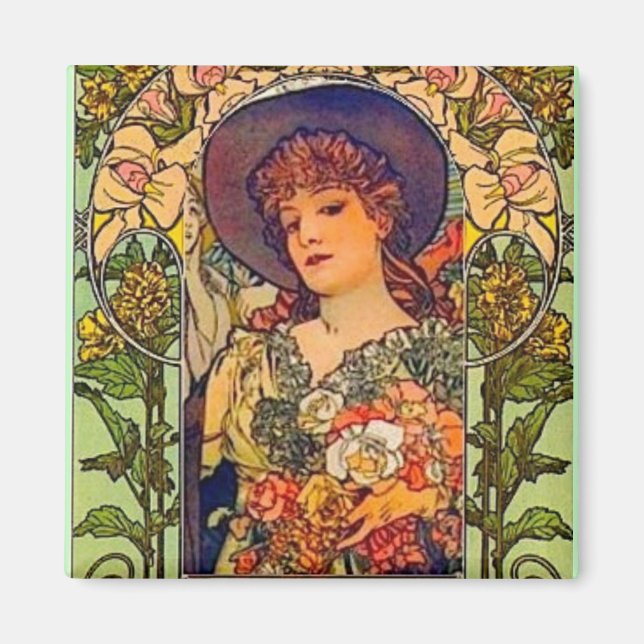 Sarah Bernhardt Tosca. Magnet (Front)