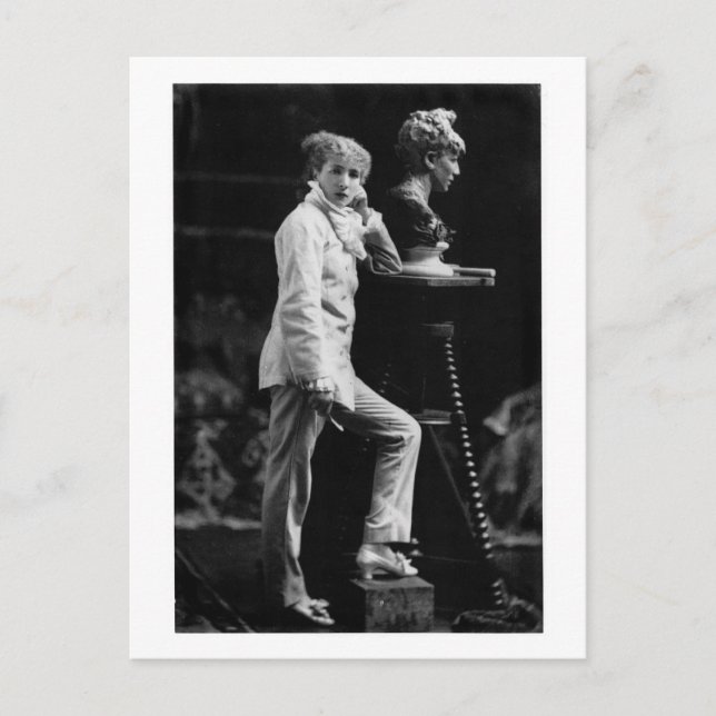 Sarah Bernhardt Vintage Photo - 1876 Postcard (Front)