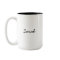 Sarah Black 15 oz Two-Tone Mug