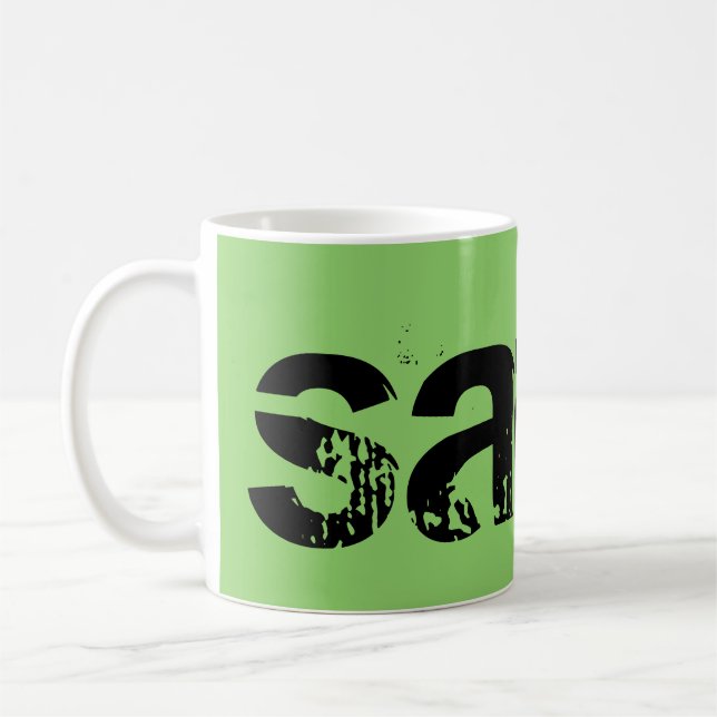 sarah blockletter name from Orphan Black Coffee Mug (Left)
