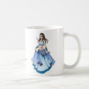 Sarah Blue Bellydancer Coffee Mug