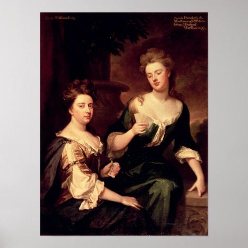 Sarah Duchess of Marlborough playing Poster