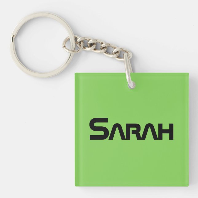 Sarah futuristic font from orphan Black Keychain (Front)