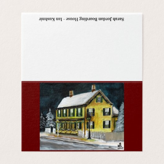 Sarah Jordan boarding house (Outside Unfolded)